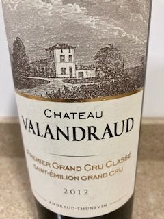 Château de Valandraud 2012