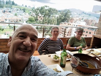 Con la familia