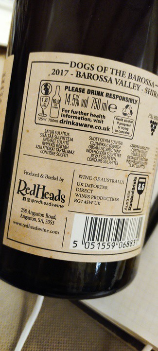 Dogs de la Barossa 2017