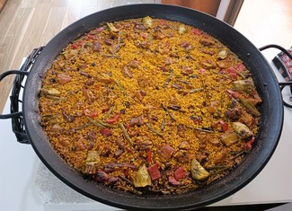 La paellita de leña