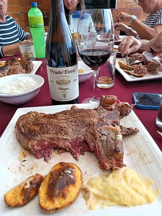 Con lo que quedaba del cacho carne ):