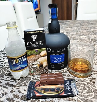 Con un chocolate Pacari 60% de jengibre y chía