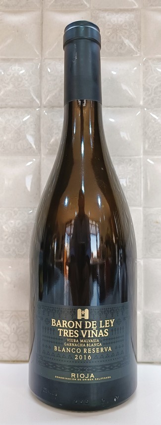 Barón de Ley blanco Reserva Tres Viñas 2016