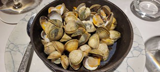 Berberechos a la brasa