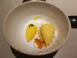 Mandarina y azafrán