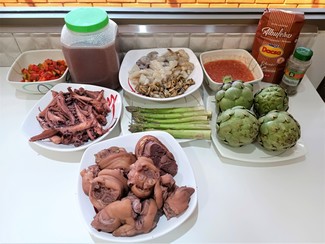 Preparativos del meloso