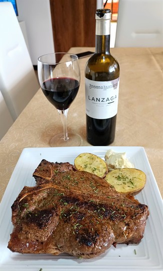 Con el Porterhouse steak de 1 Kg 100 grs!!