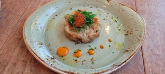 Tartar de pescado de roca