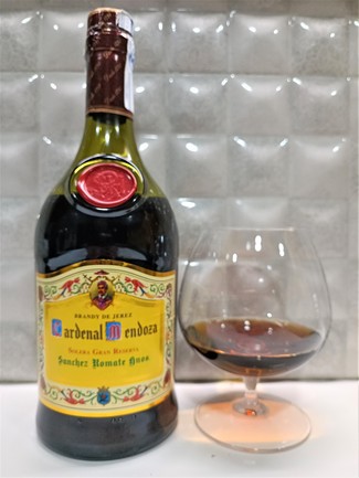 Exquisito brandy de Jerez