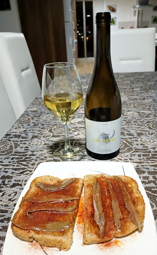 Con la torraeta de anchoas