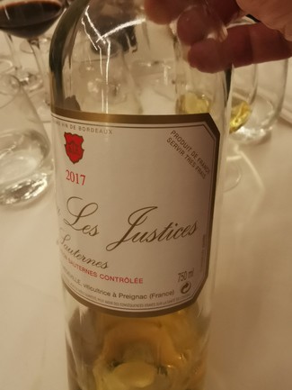 Château Les Justices 2017