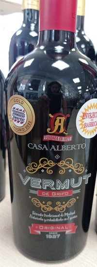 Casa de Alberto vermut de Grifo Fórmula Original Crianza 2021