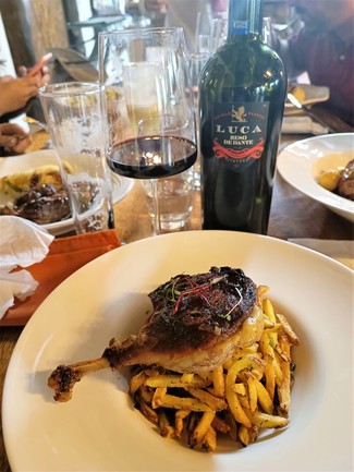 Con el Confit de pato