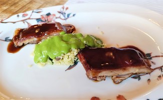 La panceta de cordero y cuscús