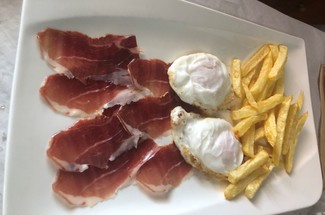 huevos con jamon