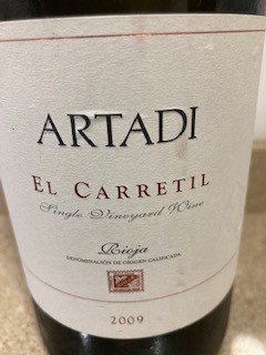 Artadi El Carretil 2009