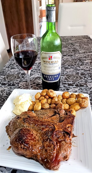 Con el Porterhouse steak de 1 Kg