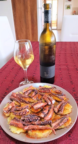 Con el pulpo "a feira"