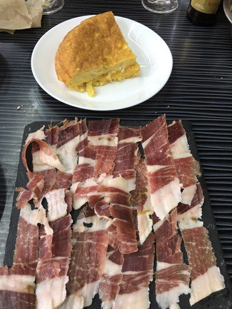 tapa de jamon