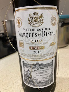 Marques del Riscal reserva 2018