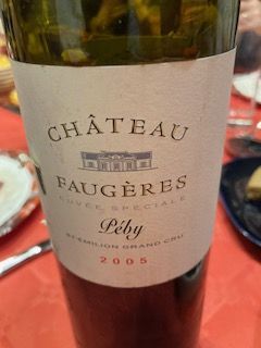 Chateau Faugeres Grand Cru 2005