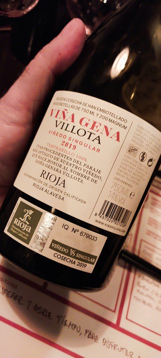 Viña Gena 2019 Vino de Viñedo Singular 2019