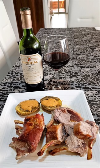 Con el rak de ternera al horno