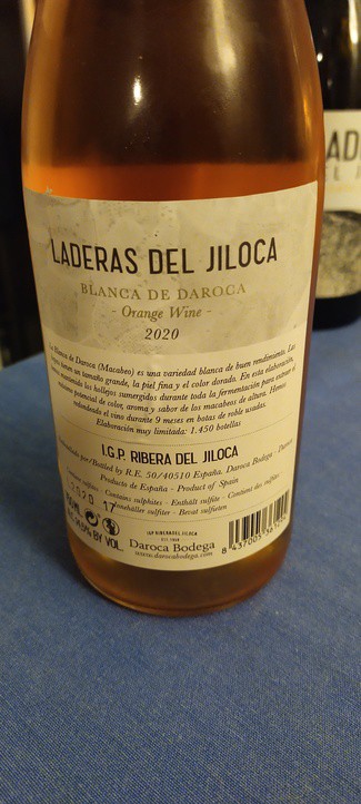 Laderas del Jiloca Orange Wine 2020