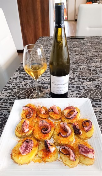 Con el pulpo "a feira"