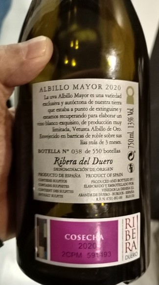 Vetusta Albillo Mayor 2020