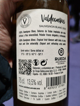 Valdecuevas Sauvignon Blanc 2022