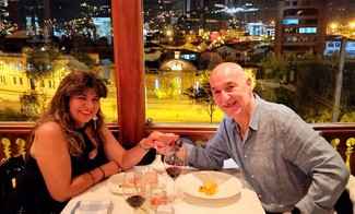 Con mi amada esposa