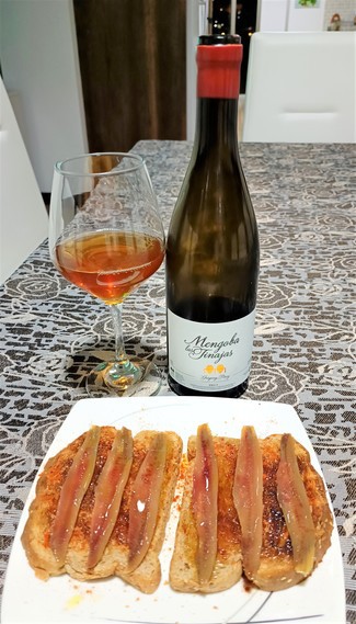 Con la torraeta de anchoas