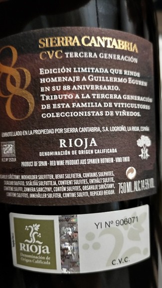 CVC88 añadas 2007, 2010 y 2012 ensamblaje. S/A