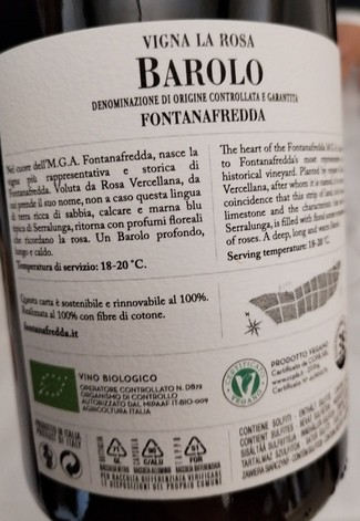 Barolo Vigna La Rosa 2018