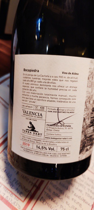 Bocapiedra Vino de Aldea 2019