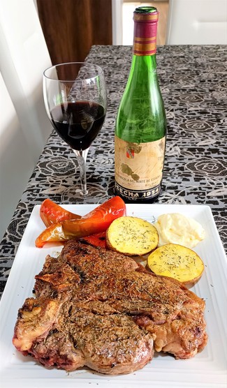 Con el Porterhouse steak de 1 Kg