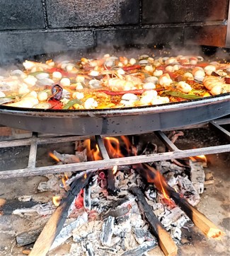 A la leña...