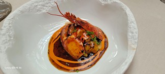 ) Parmentier de bogavante con trompetas de la muerte (1989)
