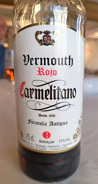 Delicioso vermut de Benicasim