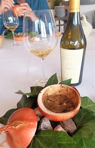 Con el guisito de cuello de cordero pré salé