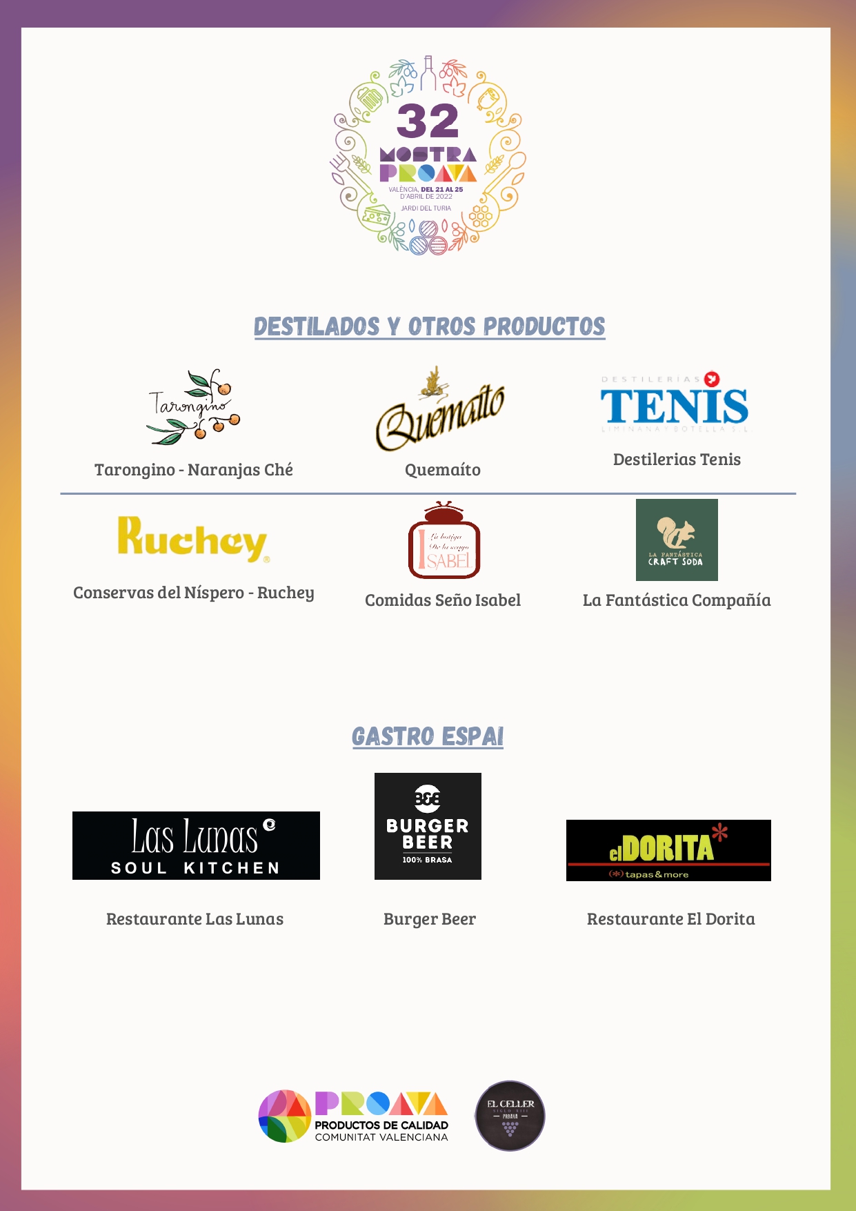 Un año más el cauce del río acoge la 33 Mostra Proava de vinos y productos valencianos