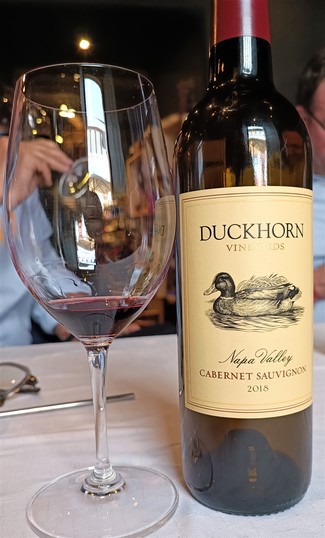Delcioso cabernet de Napa Valley