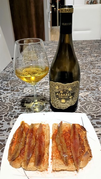 Con la torraeta de anchoas