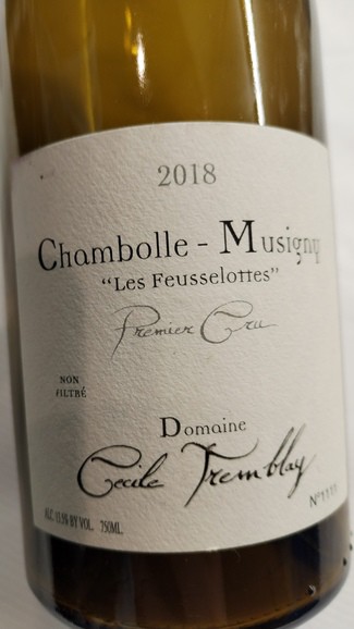 Domaine Cécile Tremblay Les Feusselottes 2018