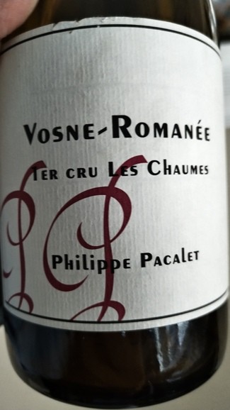 Philippe Pascal 1Er Cru Les Chaumes 2016