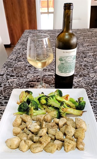 Con el salteado de angelote en masala