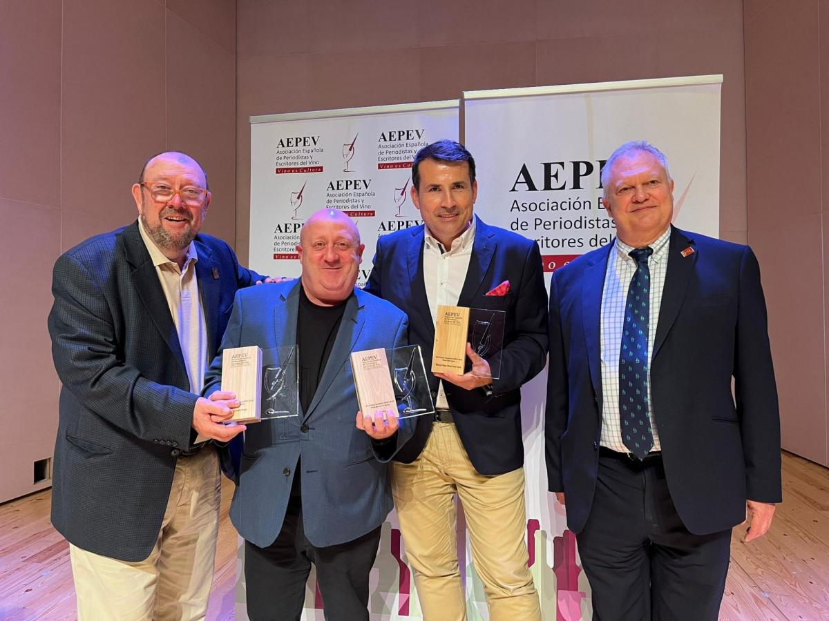 Hispano recogió los premios de la AEPEV 2022 en los que fue la bodega más galardonada de España