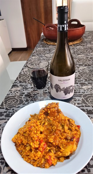 Con el arrocito meloso de rabo de toro