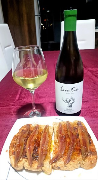 Con la torraeta de anchoas